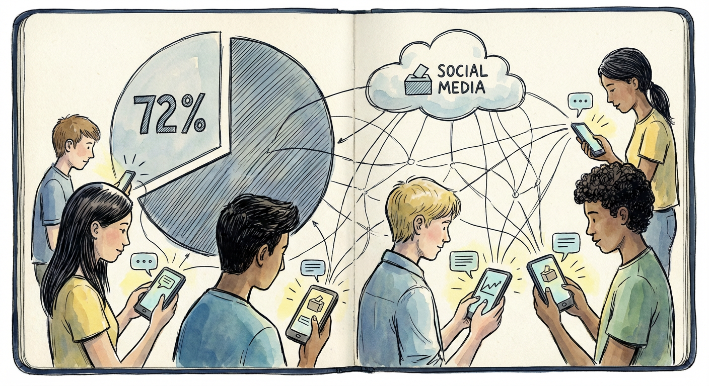 Illustration for The Digital Agora: How Online Political Organizing Reshapes Democracy's Ancient Promise